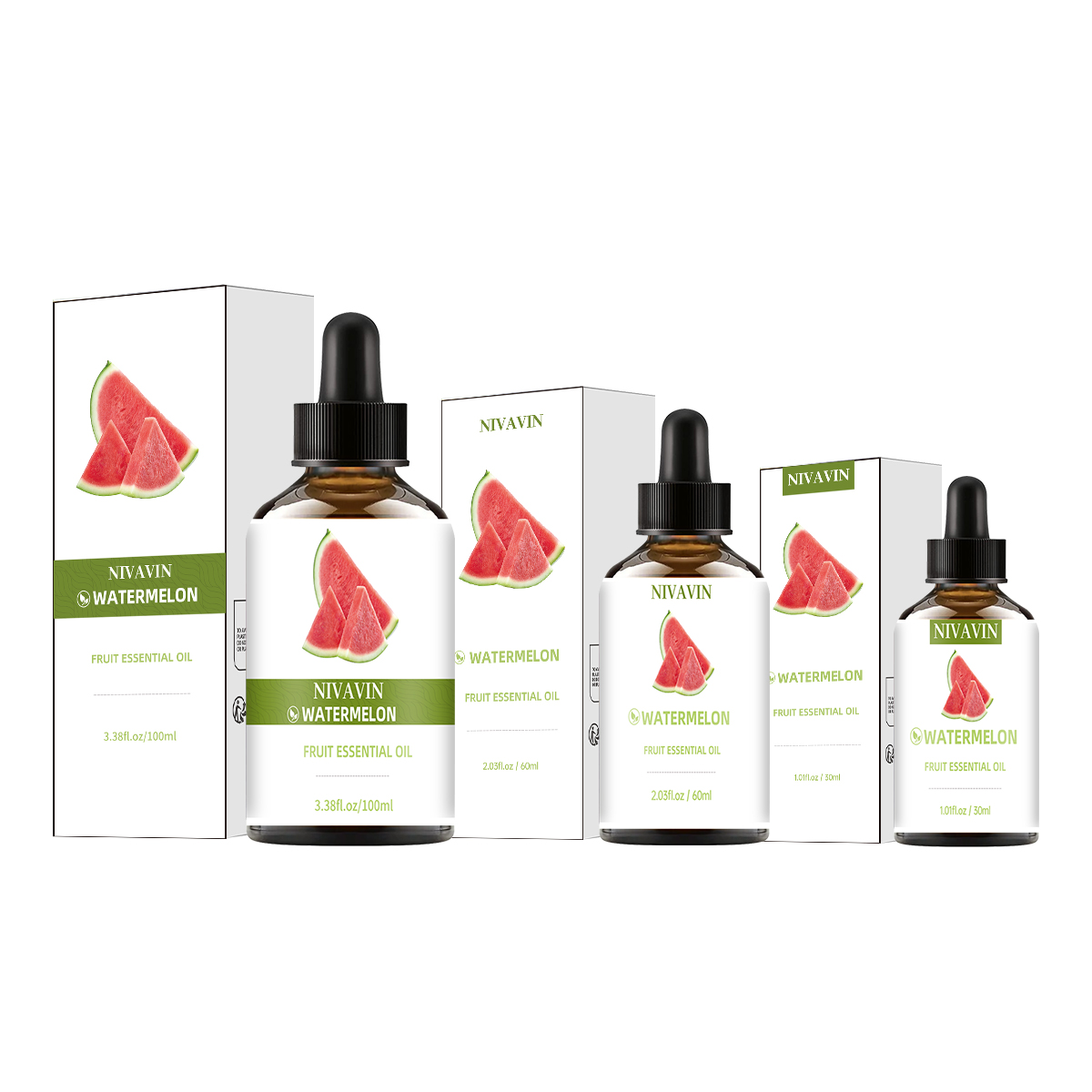 Home Fragrance Units - NIVAVIN 30ml/60ml/100ml Minyak Esensial Semangka, diekstraksi