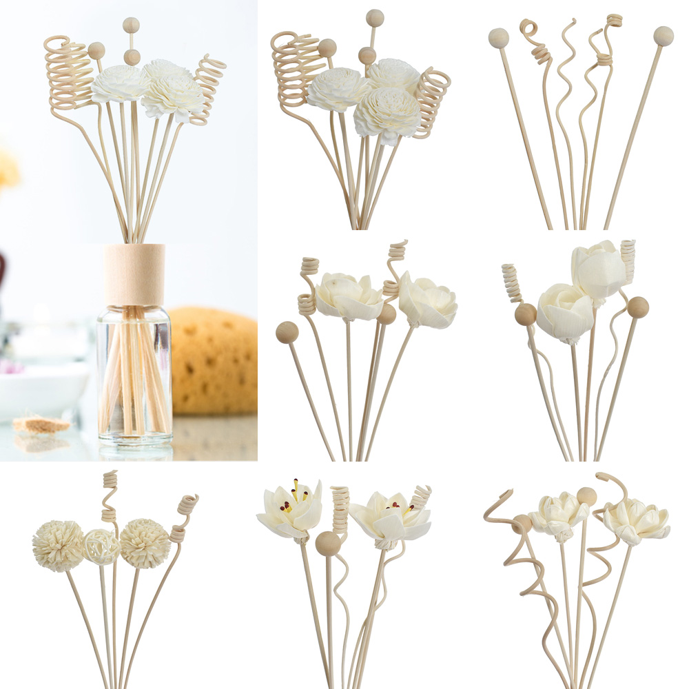 Reed Diffuser Set - Stik isi ulang Aroma rotan, bunga