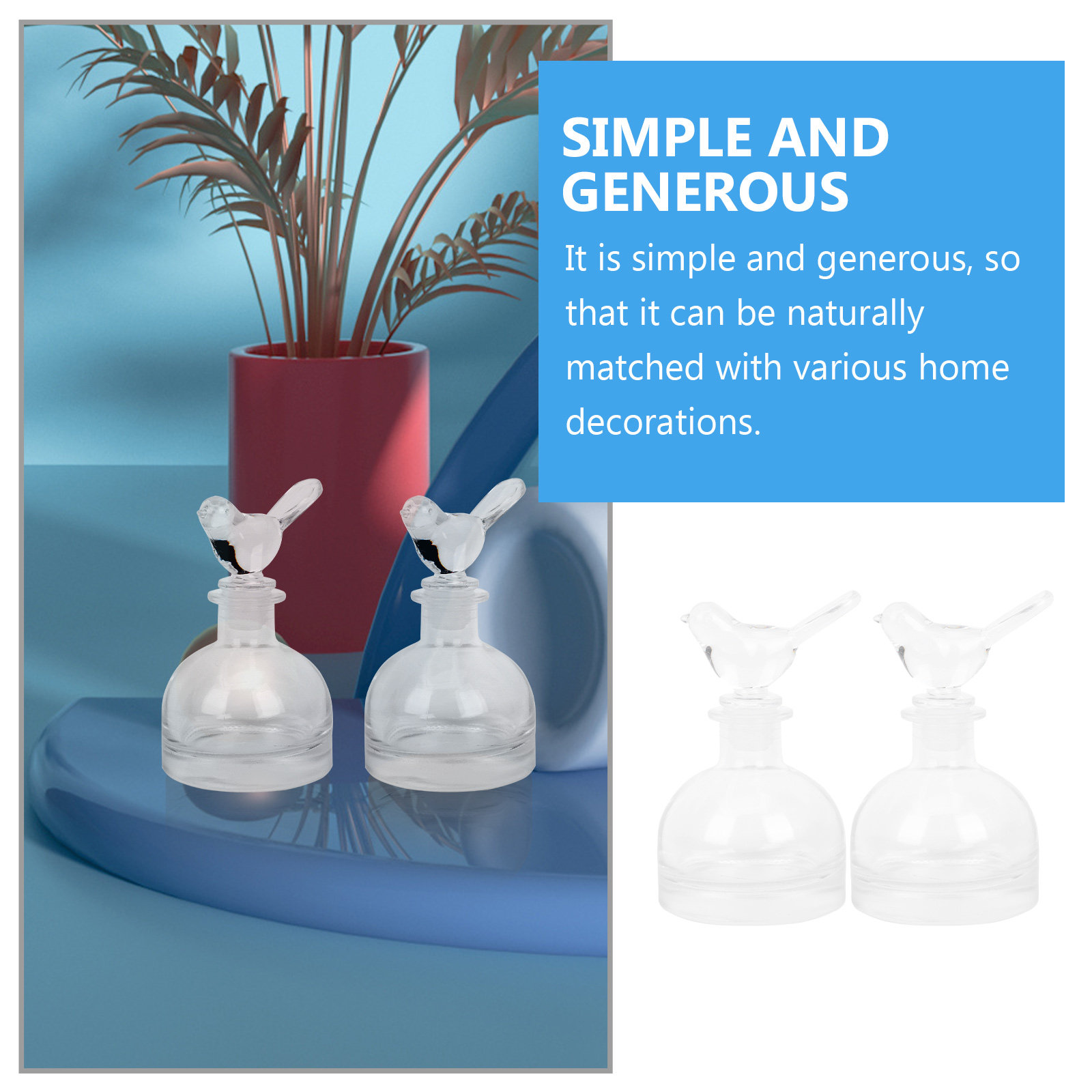 2 Buah Botol Parfum Kaca Premi - Home Fragrance ulasan dan harga