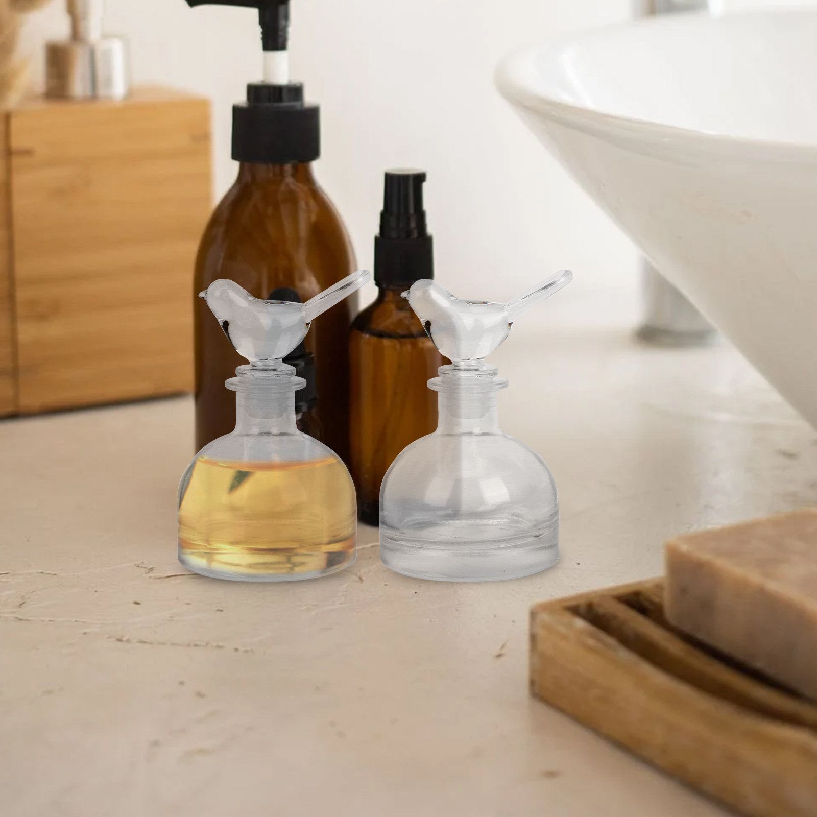 2 Buah Botol Parfum Kaca Premi - Home Fragrance ulasan dan harga