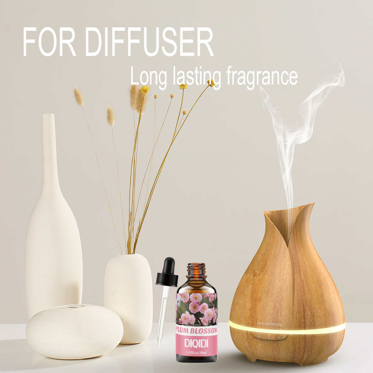 Minyak esensial plum, aroma bu - Home Fragrance Units ulasan dan harga
