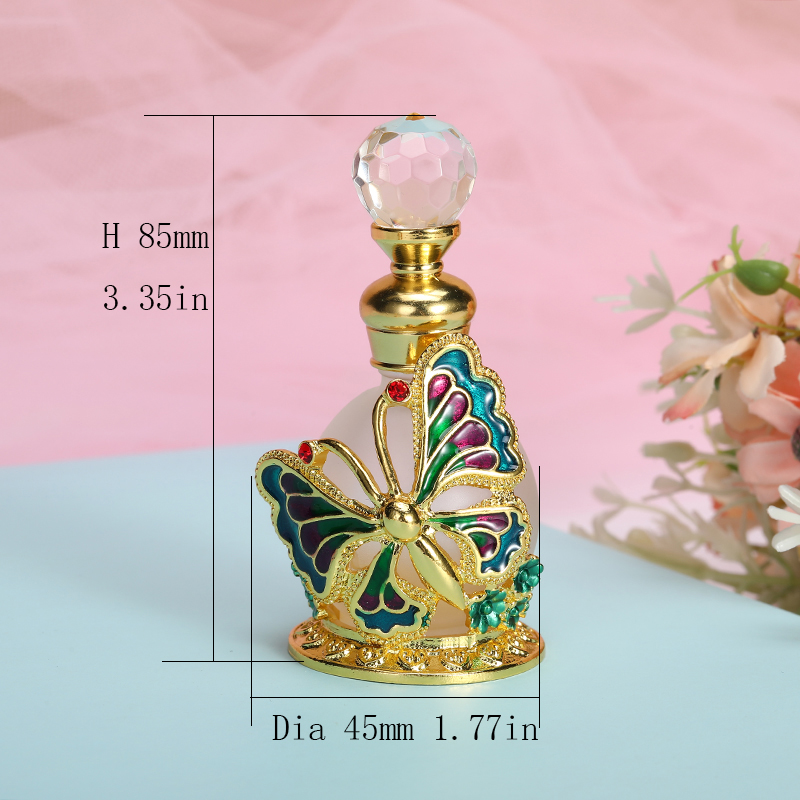 Botol parfum isi ulang logam k - Home Fragrance Units ulasan dan harga