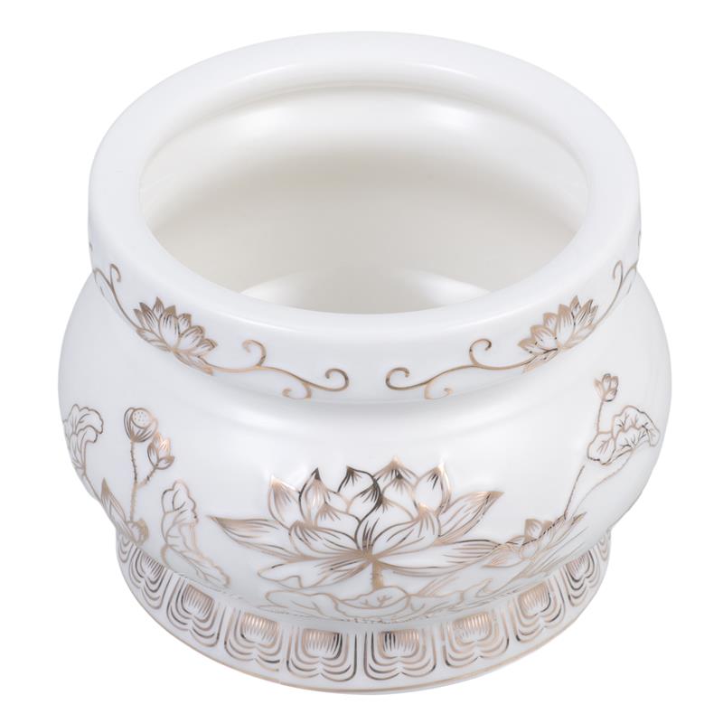 Keramik Putih Pembakar Dupa Pe - Home Fragrance White Lotus ulasan dan harga