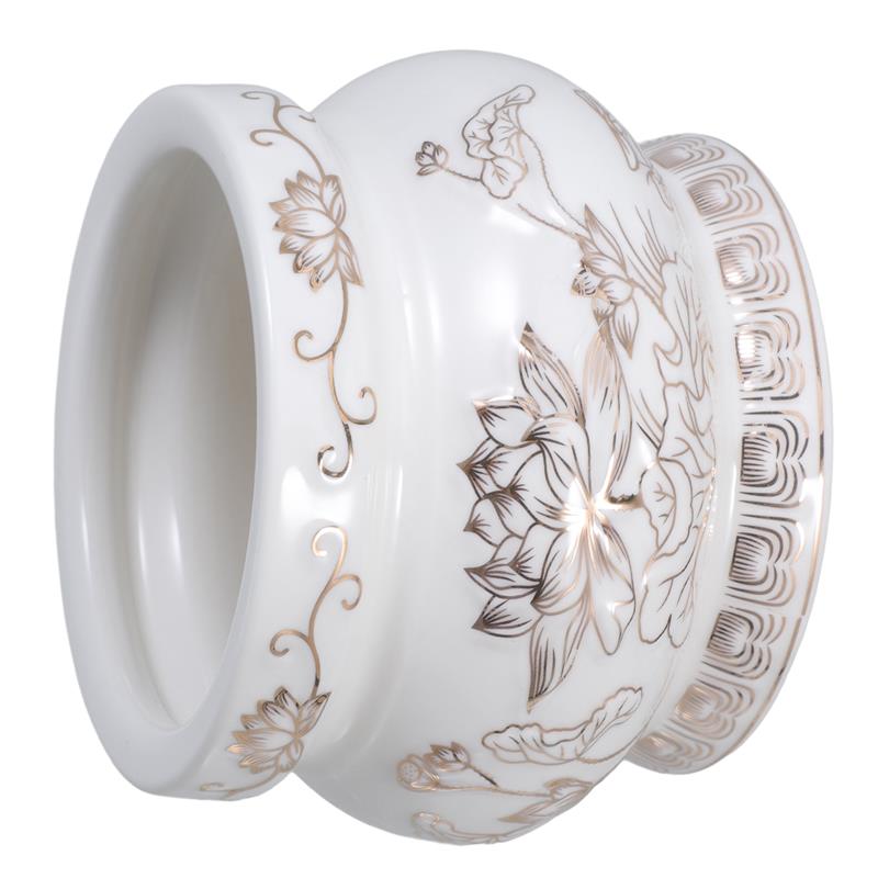 Keramik Putih Pembakar Dupa Pe - Home Fragrance White Lotus ulasan dan harga
