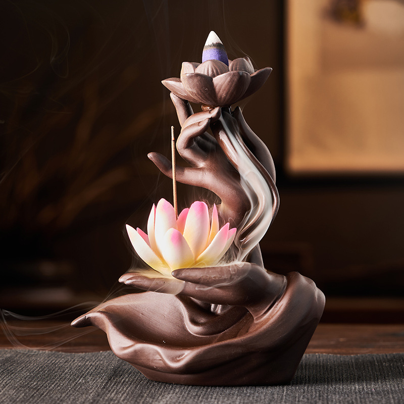 Alas Kompor Dupa Lotus Reflux  - Home Fragrance Candles ulasan dan harga