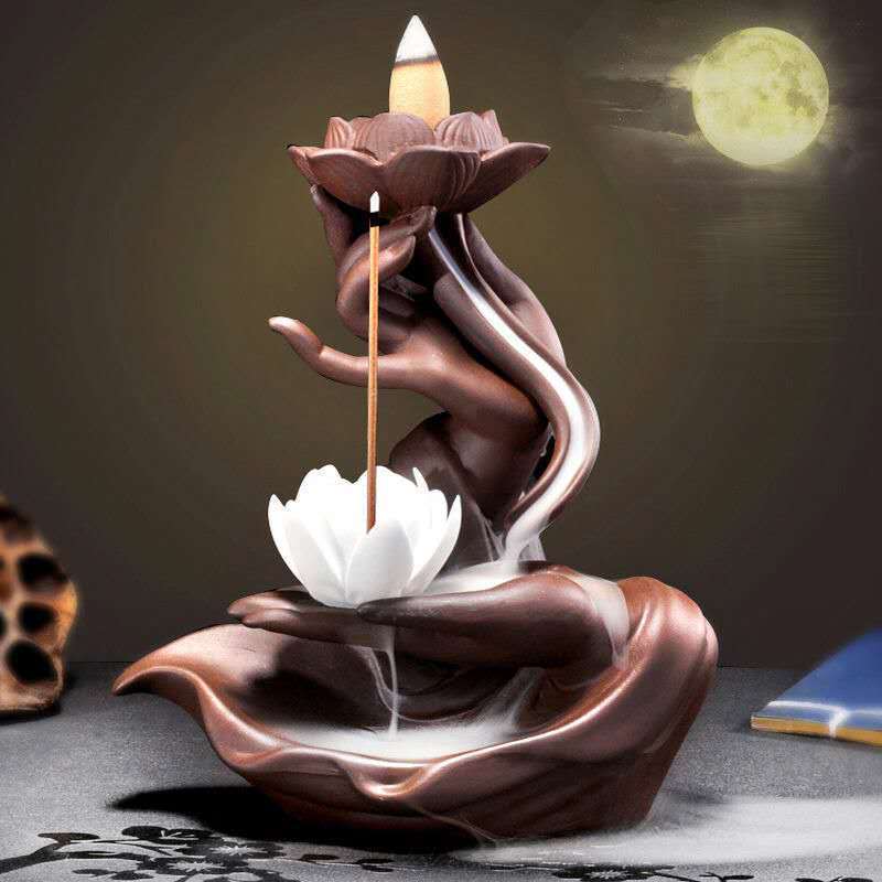 Alas Kompor Dupa Lotus Reflux  - Home Fragrance Candles ulasan dan harga