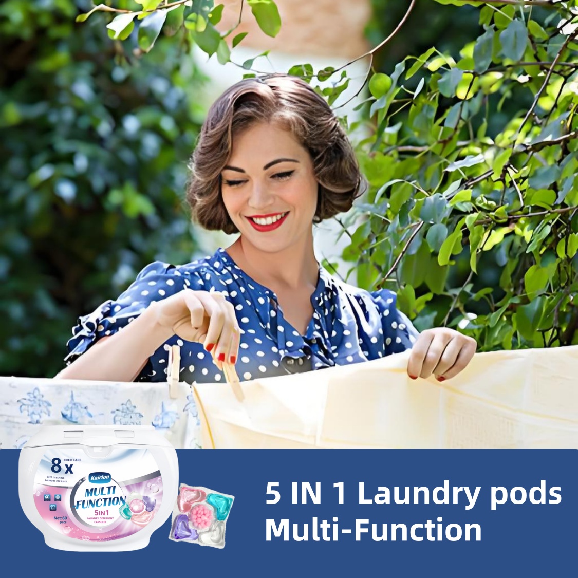 60 Pod Deterjen Pakaian dengan - Home Fragrance Business ulasan dan harga